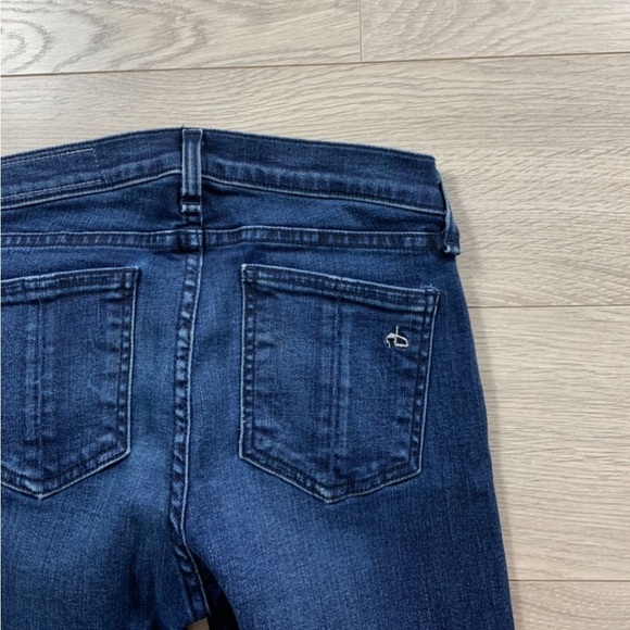 Rag & Bone Skinny Coronado Raw Hem Jeans - Picture 6 of 13